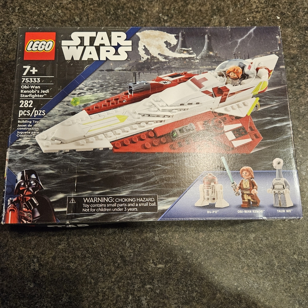 Lego Star Wars Obi-Wan Konobi's Jedi Starfighter 75333 NIB Box Damage Sealed